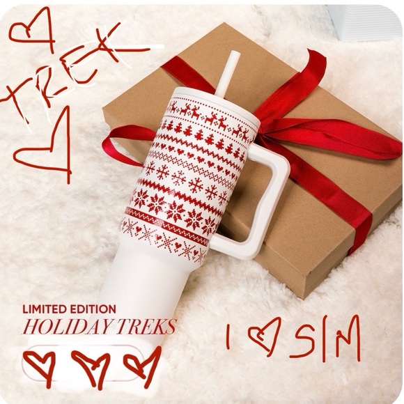 Simple Modern TREK 40oz Tumbler in Ugly Sweater Reindeer 😍 New 🆕 LAST ONE 🥰🥰 - Picture 16 of 17